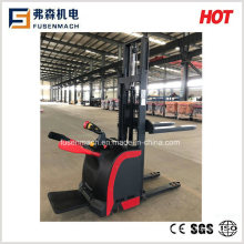 1.5ton Electric Stacker with Foot Padel (lift height 1.6m to 4.5m)